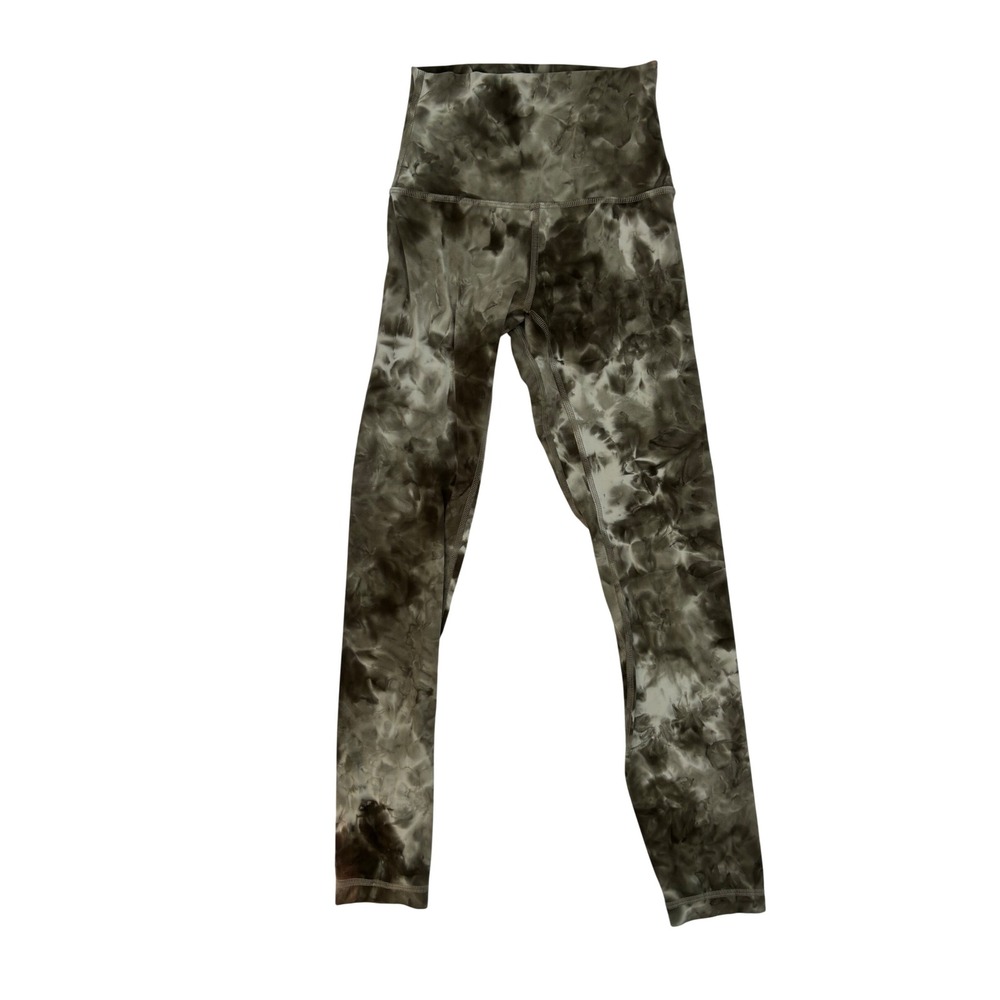Lululemon‎ Align High-Rise Pant 25 Diamond Dye Light Sage Medium Olive 0 LW5CQTS